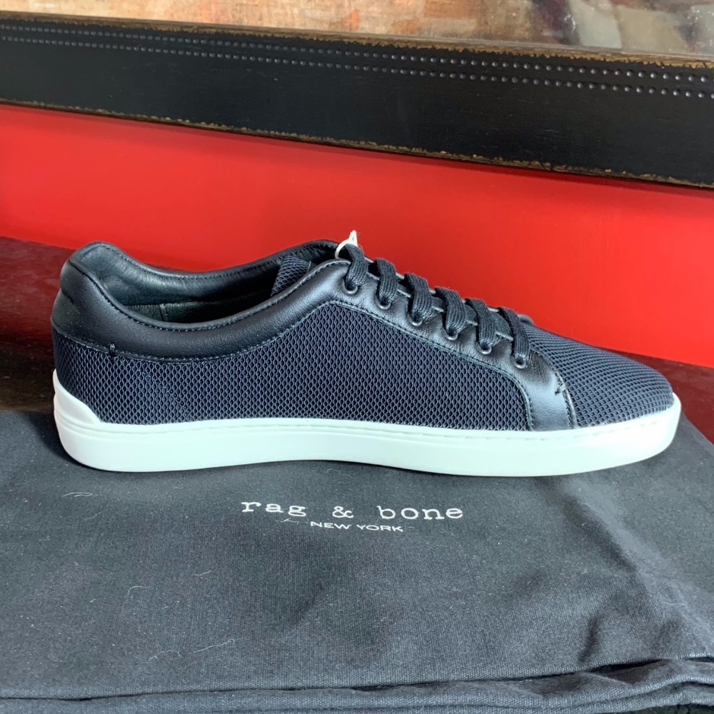 Rag & Bone NIB leather-trimmed sneakers 10 - Picture 10 of 16